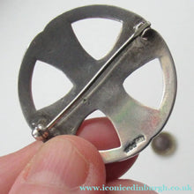 Load image into Gallery viewer, 1970s Scottish Silver Celtic  Knotwork Brooch by John Hart
