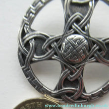 Load image into Gallery viewer, 1970s Scottish Silver Celtic  Knotwork Brooch by John Hart
