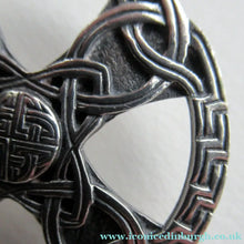 Load image into Gallery viewer, 1970s Scottish Silver Celtic  Knotwork Brooch by John Hart
