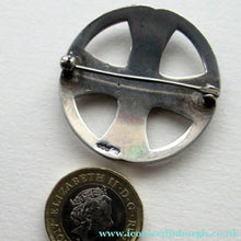 Load image into Gallery viewer, 1970s Scottish Silver Celtic  Knotwork Brooch by John Hart
