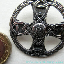 Load image into Gallery viewer, 1970s Scottish Silver Celtic  Knotwork Brooch by John Hart
