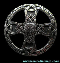 Load image into Gallery viewer, 1970s Scottish Silver Celtic  Knotwork Brooch by John Hart
