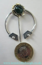 Load image into Gallery viewer, Vintage 1960s 1970s Scottish Silver Penannular Cloak Clasp
