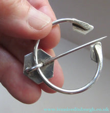 Load image into Gallery viewer, Vintage 1960s 1970s Scottish Silver Penannular Cloak Clasp
