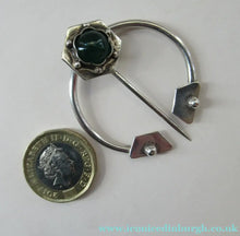 Load image into Gallery viewer, Vintage 1960s 1970s Scottish Silver Penannular Cloak Clasp
