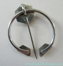 Load image into Gallery viewer, Vintage 1960s 1970s Scottish Silver Penannular Cloak Clasp
