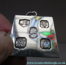 Load image into Gallery viewer, Jack Spencer Sterling Silver Ingot Pendant and Chain

