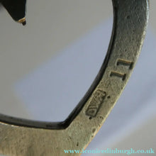 Load image into Gallery viewer, Vintage 1970s Luckenbooth Pendant in PEWTER by David William Harkison - Scottish Pewter Jewellery
