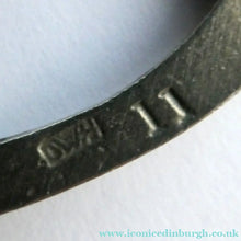 Load image into Gallery viewer, Vintage 1970s Luckenbooth Pendant in PEWTER by David William Harkison - Scottish Pewter Jewellery
