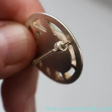 Load image into Gallery viewer, Vintage 1971 SCOTTISH Solid Silver &amp; Millefiori CAITHNESS GLASS Brooch
