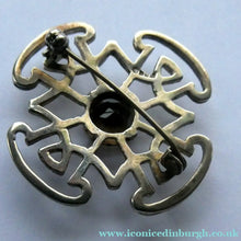Load image into Gallery viewer, Malcolm Gray Ortak Scottish Silver Brooch 1978 Edinburgh Hallmark
