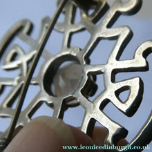 Load image into Gallery viewer, Malcolm Gray Ortak Scottish Silver Brooch 1978 Edinburgh Hallmark
