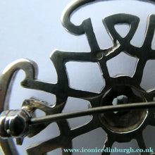 Load image into Gallery viewer, Malcolm Gray Ortak Scottish Silver Brooch 1978 Edinburgh Hallmark
