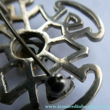 Load image into Gallery viewer, Malcolm Gray Ortak Scottish Silver Brooch 1978 Edinburgh Hallmark
