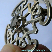 Load image into Gallery viewer, Malcolm Gray Ortak Scottish Silver Brooch 1978 Edinburgh Hallmark
