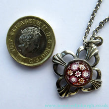 Load image into Gallery viewer, Vintage 1970s Scottish Tiny Millefiori Paperweight Pendant by Caithness Glass
