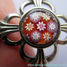 Load image into Gallery viewer, Vintage 1970s Scottish Tiny Millefiori Paperweight Pendant by Caithness Glass
