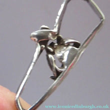 Load image into Gallery viewer, Schimacraft Silver Scottish Silver Brutalist Pendant Edinburgh Hallmark 1978
