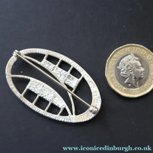Load image into Gallery viewer, Vintage 1970s Scottish Sterling Silver Brooch by Carrick Jewellery Ltd
