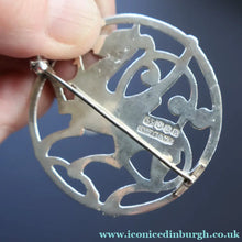Load image into Gallery viewer, Vintage 1970s Scottish SHETLAND SILVER Zoomorphic Stylised Brooch: Quendale Beast
