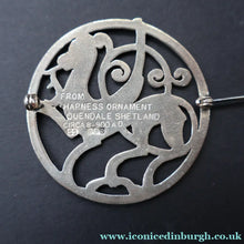 Load image into Gallery viewer, 1970s Shetland Silver Zoomorphic Stylised Brooch. The Quendale Beast - Scottish Silver Jewellery

