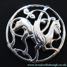 Load image into Gallery viewer, Vintage 1970s Scottish SHETLAND SILVER Zoomorphic Stylised Brooch: Quendale Beast
