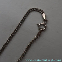 Load image into Gallery viewer, Vintage 1970s Silver Hallmarked Cross Pendant with Caithness Glass Paperweight Miniature
