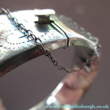 Load image into Gallery viewer, 1970s Vintage Solid Silver Hallmarked Hinged Cuff Bracelet Bangle
