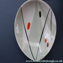 Load image into Gallery viewer, 1970s Soviet LATVIA Riga Porcelain Serving Bowl &amp; Four Small Matching Dishes
