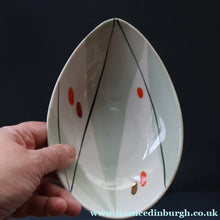 Load image into Gallery viewer, 1970s Soviet LATVIA Riga Porcelain Serving Bowl &amp; Four Small Matching Dishes

