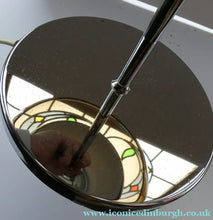 Load image into Gallery viewer, 1970s Space Age GUZZINI STYLE Table Lamp with Double Skinned Ball Shade  (A)
