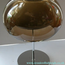 Load image into Gallery viewer, 1970s Space Age GUZZINI STYLE Table Lamp with Double Skinned Ball Shade  (A)
