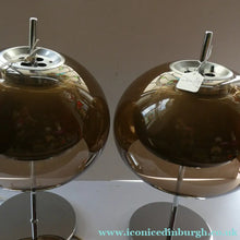 Load image into Gallery viewer, 1970s Space Age GUZZINI STYLE Table Lamp with Double Skinned Ball Shade  (A)
