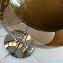 Load image into Gallery viewer, 1970s Space Age GUZZINI STYLE Table Lamp with Double Skinned Ball Shade  (B)
