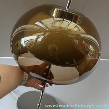 Load image into Gallery viewer, 1970s Space Age GUZZINI STYLE Table Lamp with Double Skinned Ball Shade  (B)
