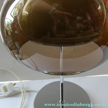 Load image into Gallery viewer, 1970s Space Age GUZZINI STYLE Table Lamp with Double Skinned Ball Shade  (B)
