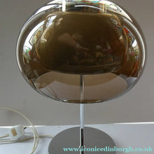 Load image into Gallery viewer, 1970s Space Age GUZZINI STYLE Table Lamp with Double Skinned Ball Shade  (B)
