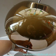 Load image into Gallery viewer, 1970s Space Age GUZZINI STYLE Table Lamp with Double Skinned Ball Shade  (B)
