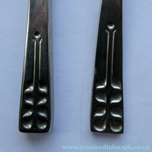Load image into Gallery viewer, Vintage 1970s Stainless Steel SPANISH Cutlery by Ribera. Five Small Forks and Knives 
