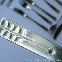 Load image into Gallery viewer, Vintage 1970s Stainless Steel SPANISH Cutlery by Ribera. Six Large Forks and Knifes
