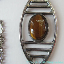 Load image into Gallery viewer, 1970s Scottish Silver Pendant Necklace
