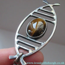 Load image into Gallery viewer, 1970s Scottish Silver Pendant Necklace
