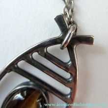 Load image into Gallery viewer, 1970s Scottish Silver Pendant Necklace
