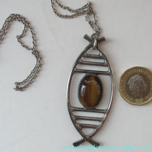 Load image into Gallery viewer, 1970s Scottish Silver Pendant Necklace
