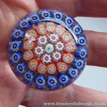 Load image into Gallery viewer, Cute Little MINIATURE Scottish Strathearn Glass Paperweight. 1970s
