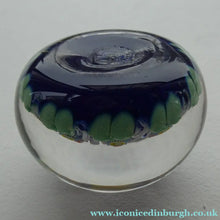 Load image into Gallery viewer, Scottish Glass. Strathearn Millefiori Canes and Latticino Ten Spoke Paperweigh
