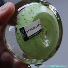 Load image into Gallery viewer, Pastel Colours. Scottish Strathearn Millefiori Canes and Latticino Eight Spoke Paperweight
