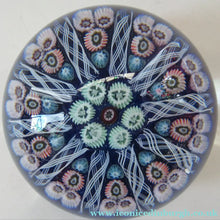 Load image into Gallery viewer, Vintage Scottish Glass Paperweight. Strathearn Millefiori 10 Spokes
