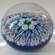 Load image into Gallery viewer, Vintage Scottish Glass Paperweight. Strathearn Millefiori 10 Spokes
