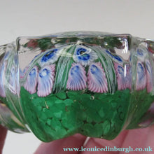 Load image into Gallery viewer, 1970s Scottish Paperweight Strathearn Glass Green Star Shape
